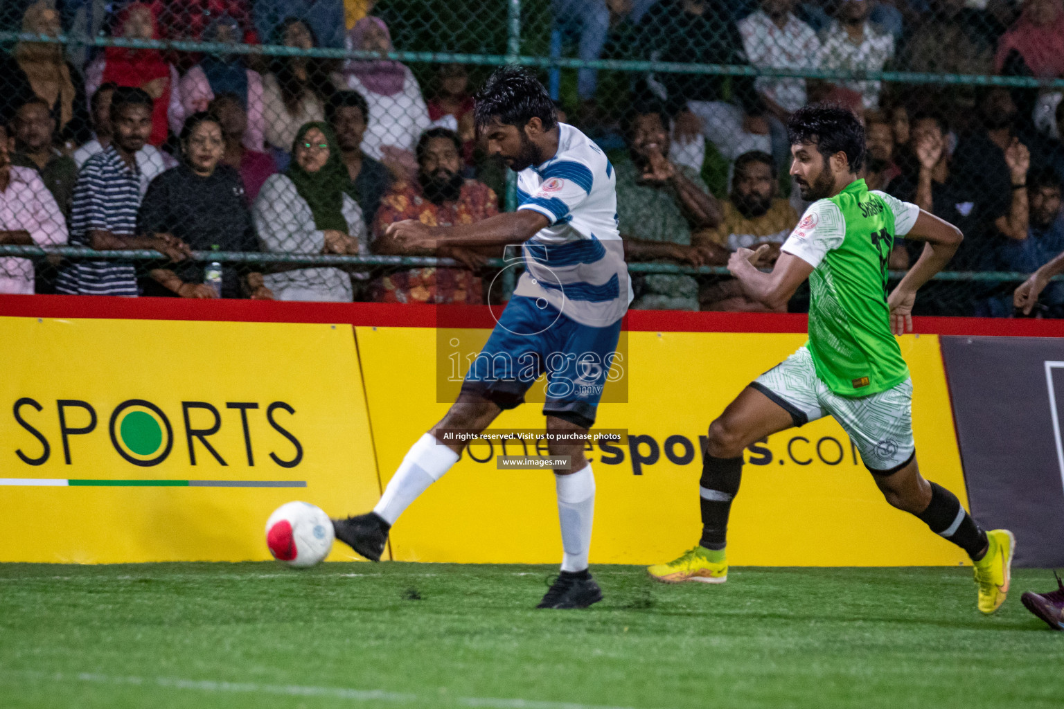 Club AVSEC vs TEAM DJA in Club Maldives Cup 2022 was held in Hulhumale', Maldives on Sunday, 9th October 2022. Photos: Hassan Simah / images.mv