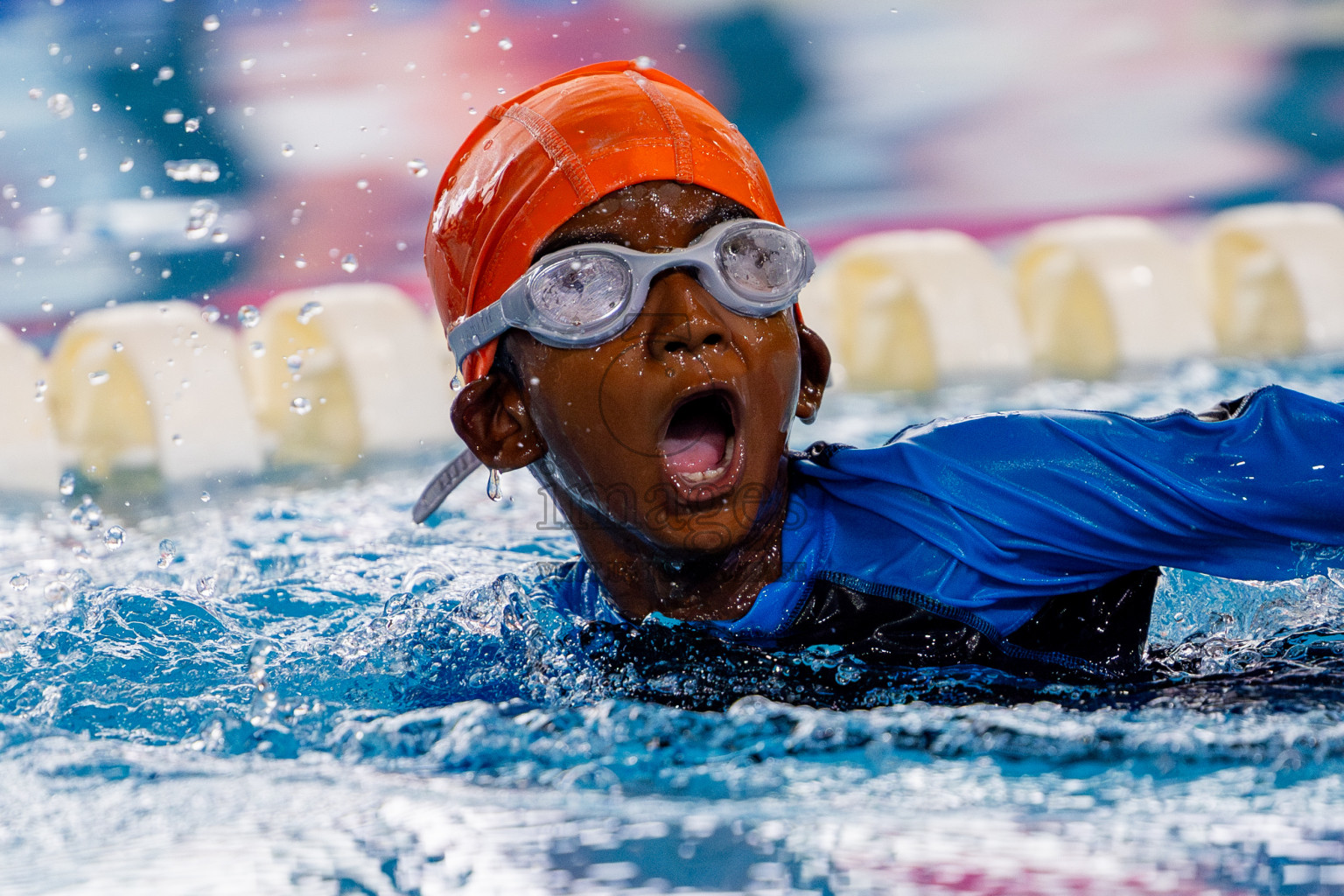 Day 1 of BML 5th National Swimming Kids Festival 2024 held in Hulhumale', Maldives on Monday, 18th November 2024. Photos: Nausham Waheed / images.mv