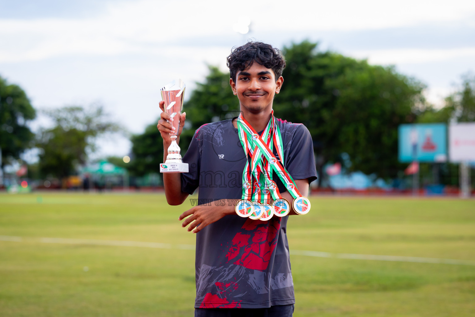 Day 3 of 12th Milo Association Championships was held in Ekuveni Track at Male', Maldives on Saturday, 26th April 2025. Photos: Nausham Waheed / images.mv