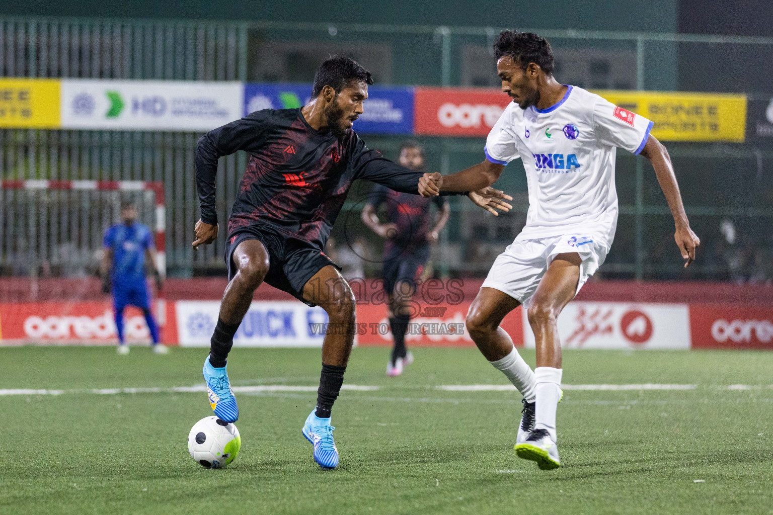 HA. Ihavandhoo vs HA. Muraidhoo in Day 1 of Golden Futsal Challenge 2024 was held on Monday, 15th January 2024, in Hulhumale', Maldives Photos: Nausham Waheed  / images.mv