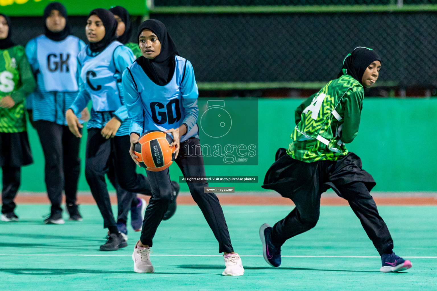 Day 11 of 23rd Inter-School Netball Tournament was held in Male', Maldives on 2nd November 2022. Photos: Nausham Waheed / images.mv