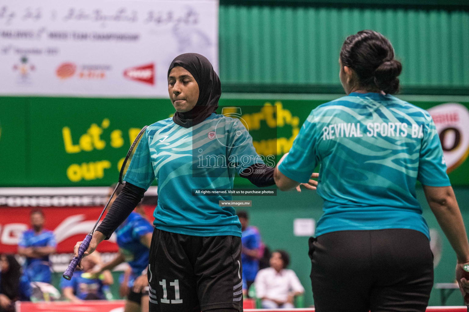 Day 5 of Badminton association mixed group championship 2021 held in Male', Maldives Photos by Nausham Waheed