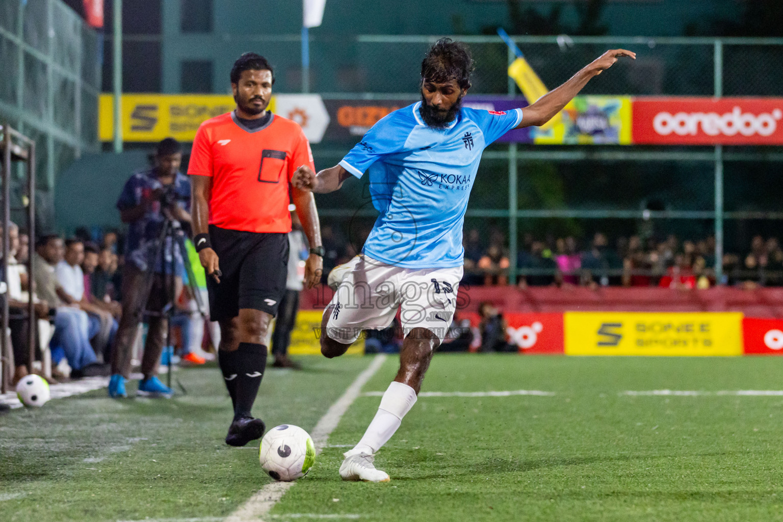 V Keyodhoo vs V Felidhoo in Day 29 of Golden Futsal Challenge 2024 was held on Tuesday , 13th February 2024 in Hulhumale', Maldives Photos: Nausham Waheed / images.mv