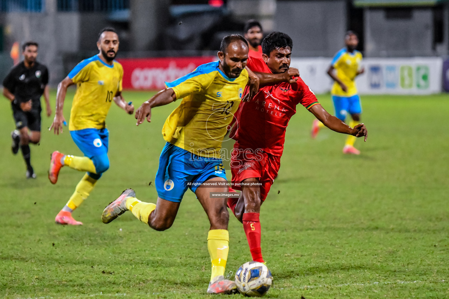Club Valencia vs Da Grande Amigos New Generation SC in the FA Cup 2022 on 13th Aug 2022, held in National Football Stadium, Male', Maldives Photos: Nausham Waheed / Images.mv
