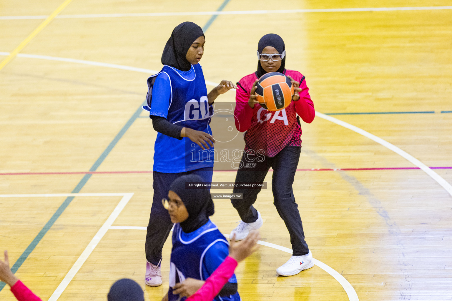 Day3 of 24th Interschool Netball Tournament 2023 was held in Social Center, Male', Maldives on 29th October 2023. Photos: Nausham Waheed, Mohamed Mahfooz Moosa / images.mv