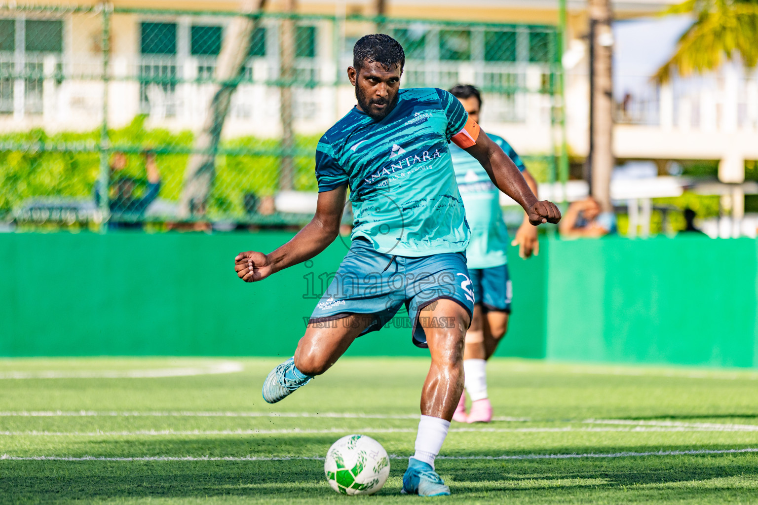 The Marina vs Anantara in Resort League 2025 (South Male Zone) was held on Sunday, 28th September 2025 in Crossroads's Maldives, Photos: Areef Adam / images.mv