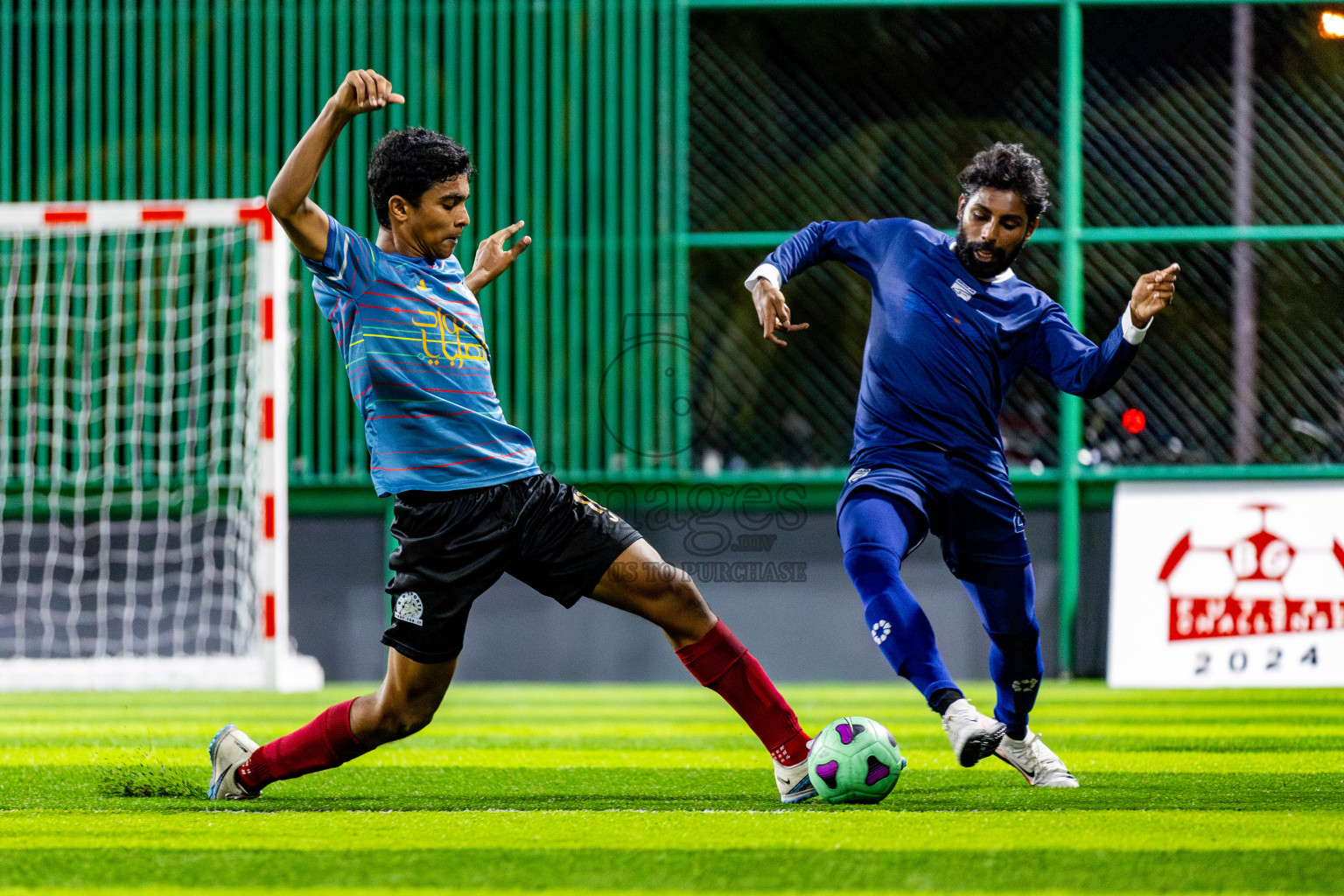 BG New Generation vs Escolar FC in Day 7 of BG Futsal Challenge 2024 was held on Monday, 18th March 2024, in Male', Maldives Photos: Nausham Waheed / images.mv