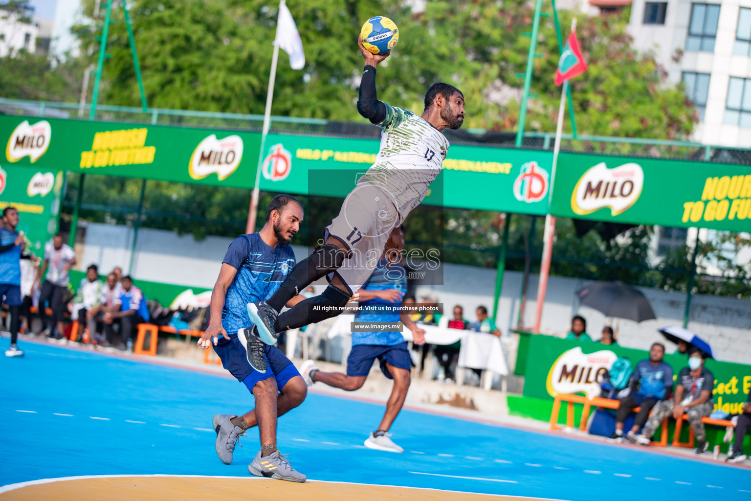 Milo 8th National Handball Tournament Day 4, 18th December 2021, at Handball Ground, Male', Maldives. Photos by Hassan Simah