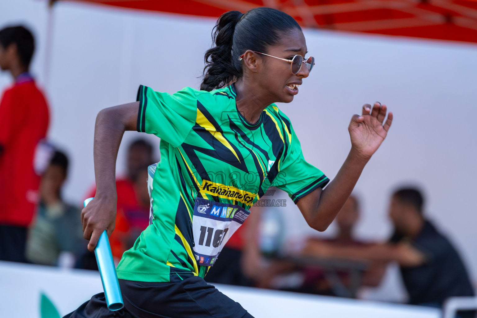 Day 5 of MWSC Interschool Athletics Championships 2024 held in Hulhumale Running Track, Hulhumale, Maldives on Wednesday, 13th November 2024. Photos by: Ismail Thoriq / Images.mv