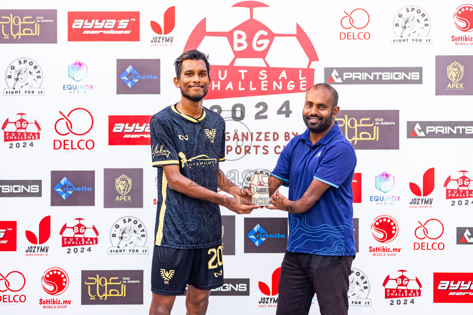 RDL vs Apocalipse SC in Day 15 of BG Futsal Challenge 2024 was held on Tuesday, 26th March 2024, in Male', Maldives Photos: Nausham Waheed / images.mv