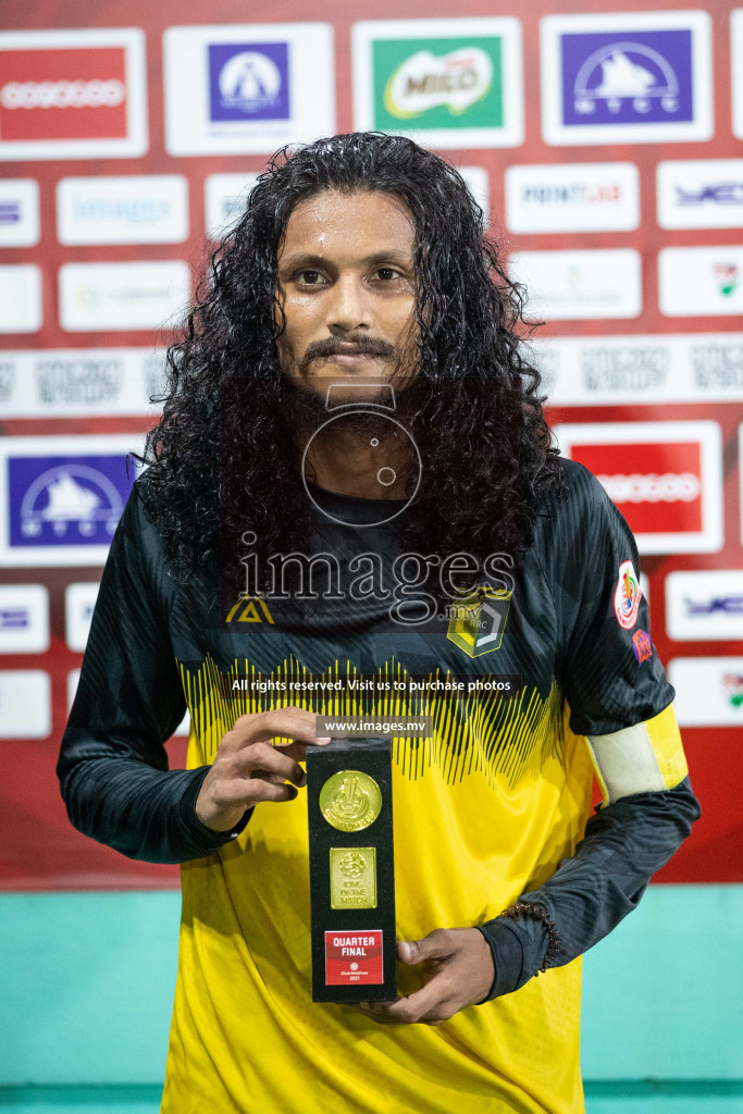 Team MPL vs Team RRC in the Quarter Finals of Club Maldives 2021 held at Hulhumale'; on 13th December 2021 Photos:Shu Abdul Sattar / images/mv