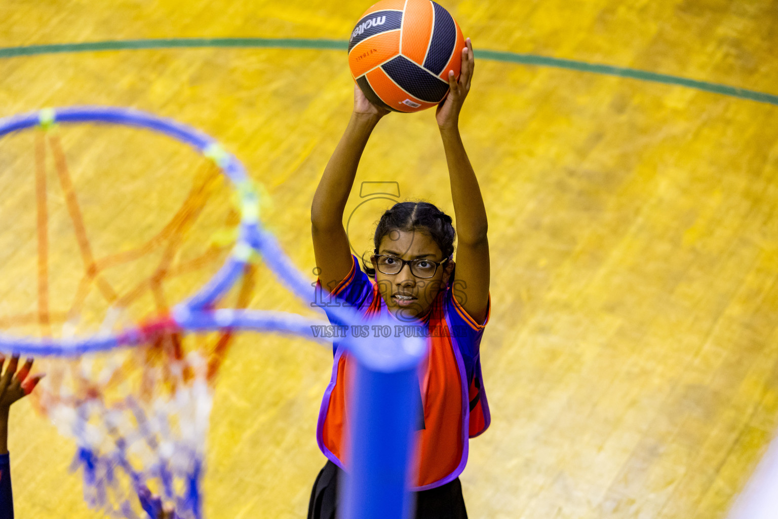 Day 11 of 25th Inter-School Netball Tournament was held in Social Center at Male', Maldives on Wednesday, 21st August 2024. Photos: Nausham Waheed / images.mv