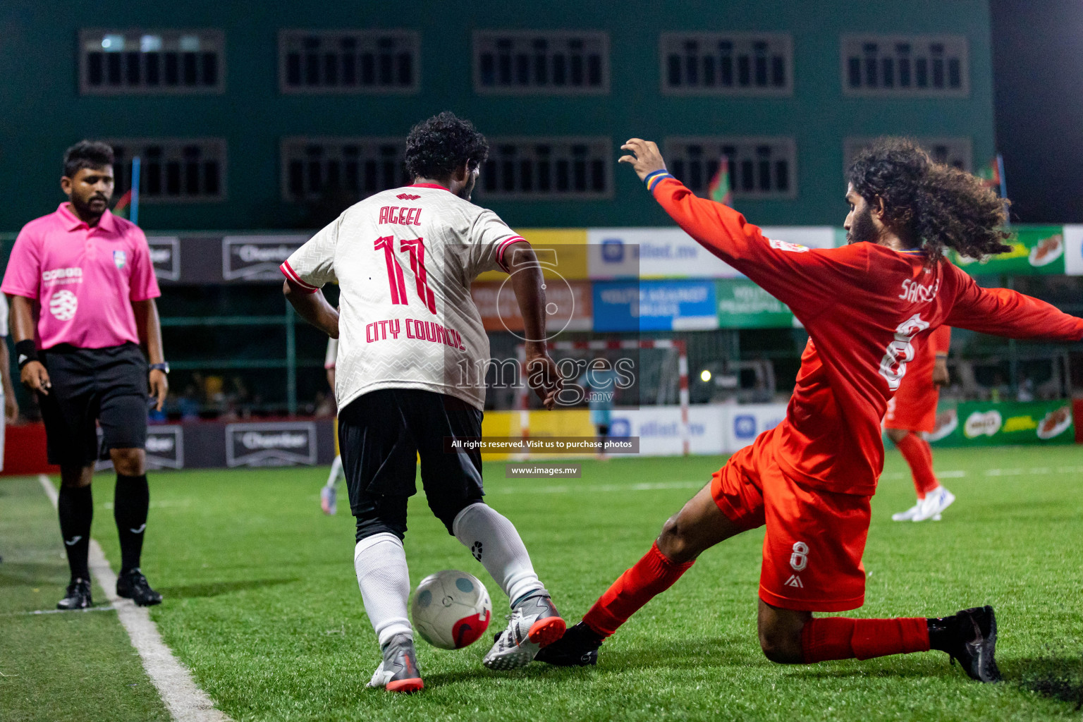 Team MCC vs Medianet in Club Maldives Cup 2022 was held in Hulhumale', Maldives on Monday, 17th October 2022. Photos: Mohamed Mahfooz Moosa / images.mv