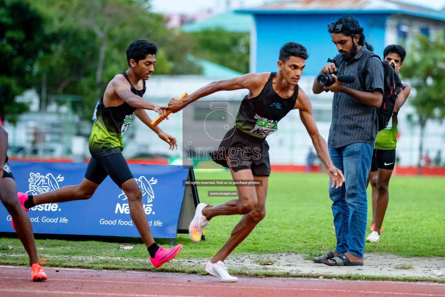 Day 2 of National Athletics Championship 2023 was held in Ekuveni Track at Male', Maldives on Friday, 24th November 2023. Photos: Hassan Simah / images.mv