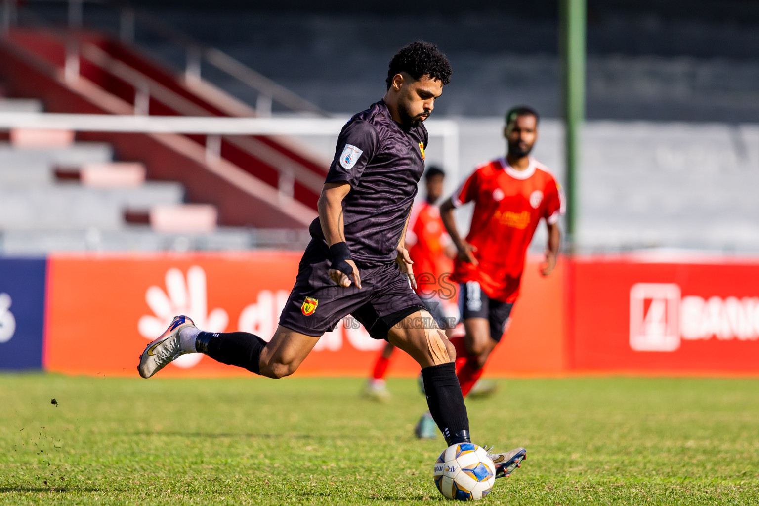 United Victory vs TC Sports Club in Dhivehi Premier League 2025/26 held in National Football Stadium, Male', Maldives on Tuesday, 30th September 2025. Photos: Nausham Waheed / Images.mv