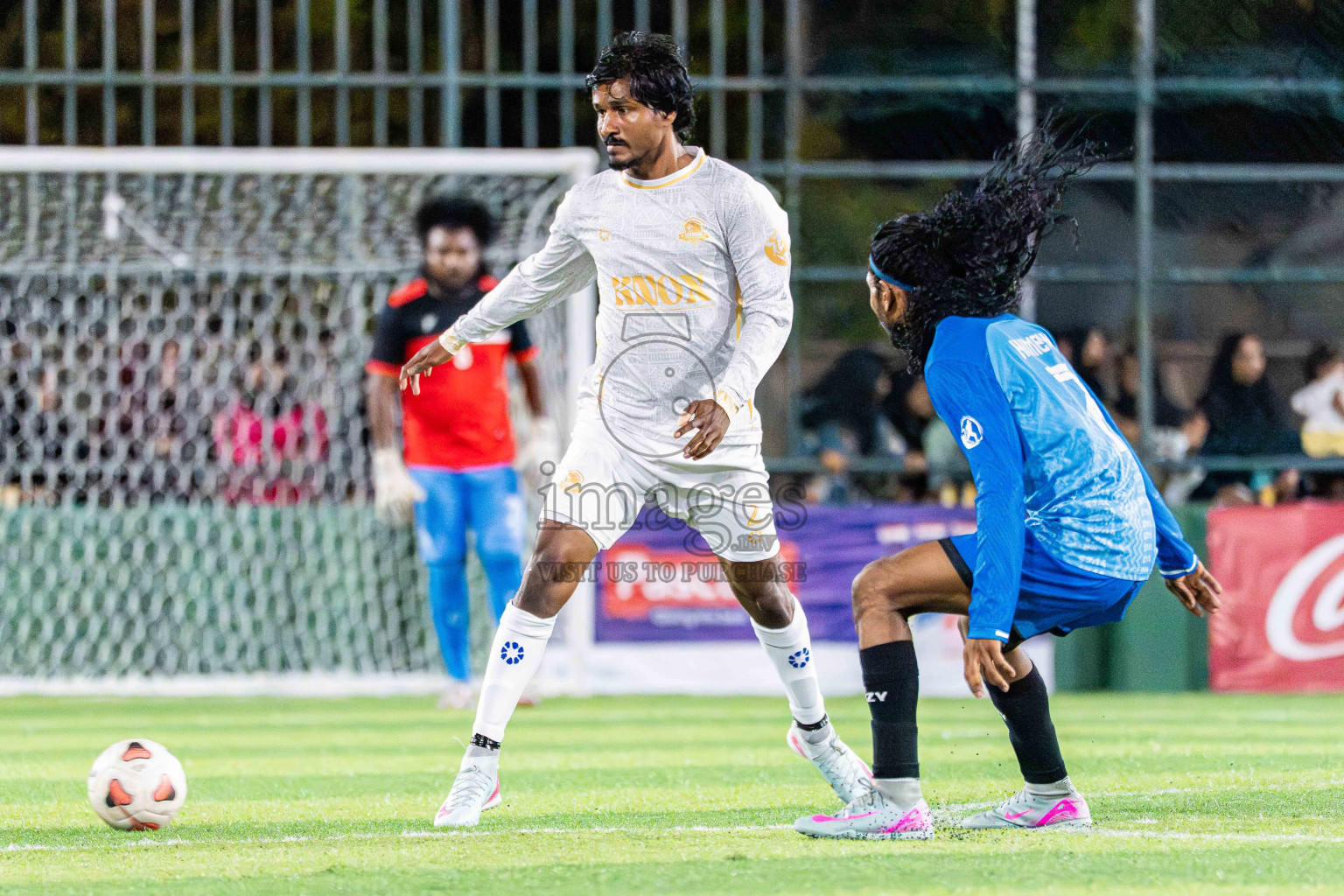 Kanmathi SC VS Kanmathi FC in Day 5 - Fonadhoo Youth Futsal Challenge 2025 held in Fonadhoo Futsal Stadium, L. Fonadhoo, Maldives on Thursday, 30th October 2025 Photos: Arif Rasheed / images.mv