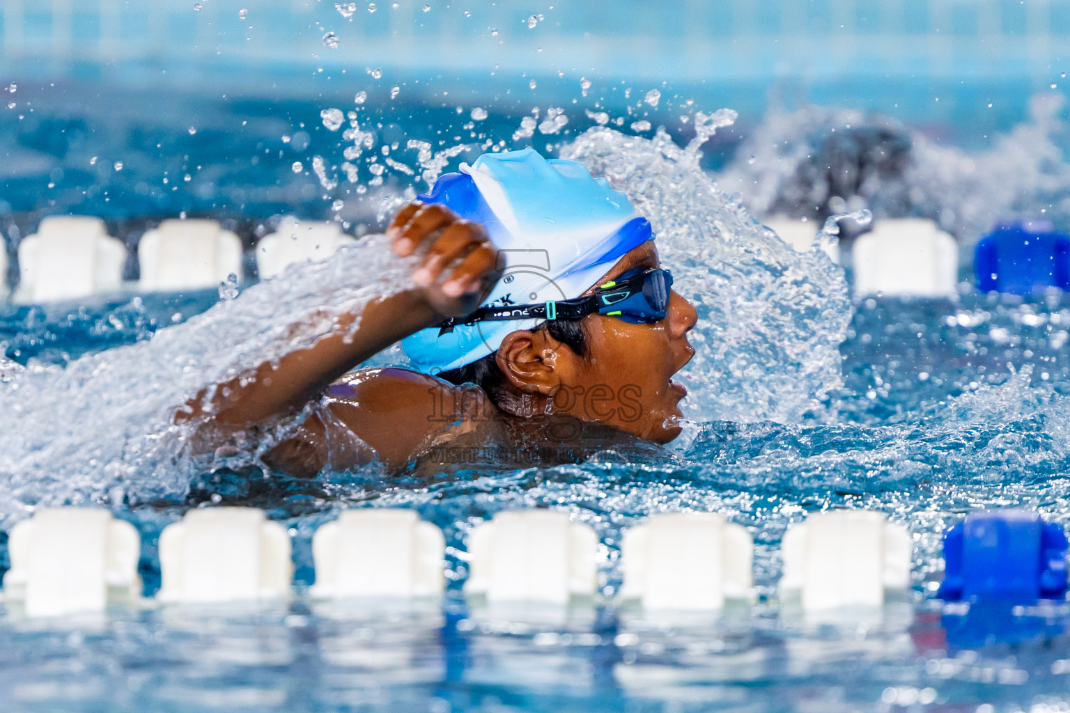 Day 3 of 20th BMLInter-school Swimming Competition 2024 held in Hulhumale', Maldives on Monday, 14th October 2024. Photos: Nausham Waheed / images.mv