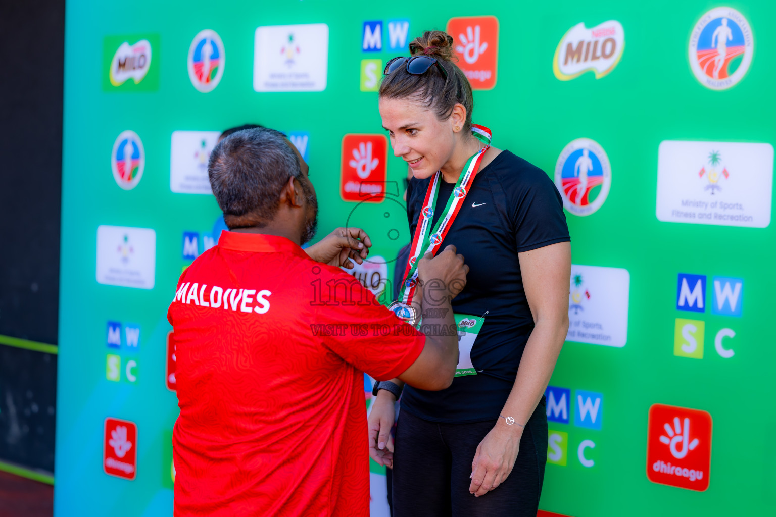 Day 1 of 12th Milo Association Championships was held in Ekuveni Track at Male', Maldives on Thursday, 24th April 2025. Photos: Nausham Waheed  / images.mv