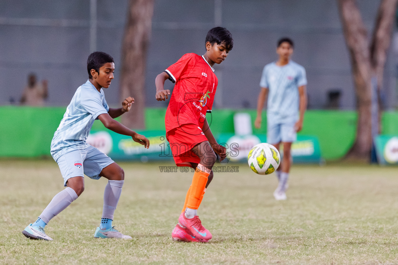 Day 4 of MILO Academy Championship 2025 (U14) was held on Sunday, 2nd November 2025 at Henveiru Football Grounds, Male', Maldives . 
Photos: Hassan Simah / images.mv