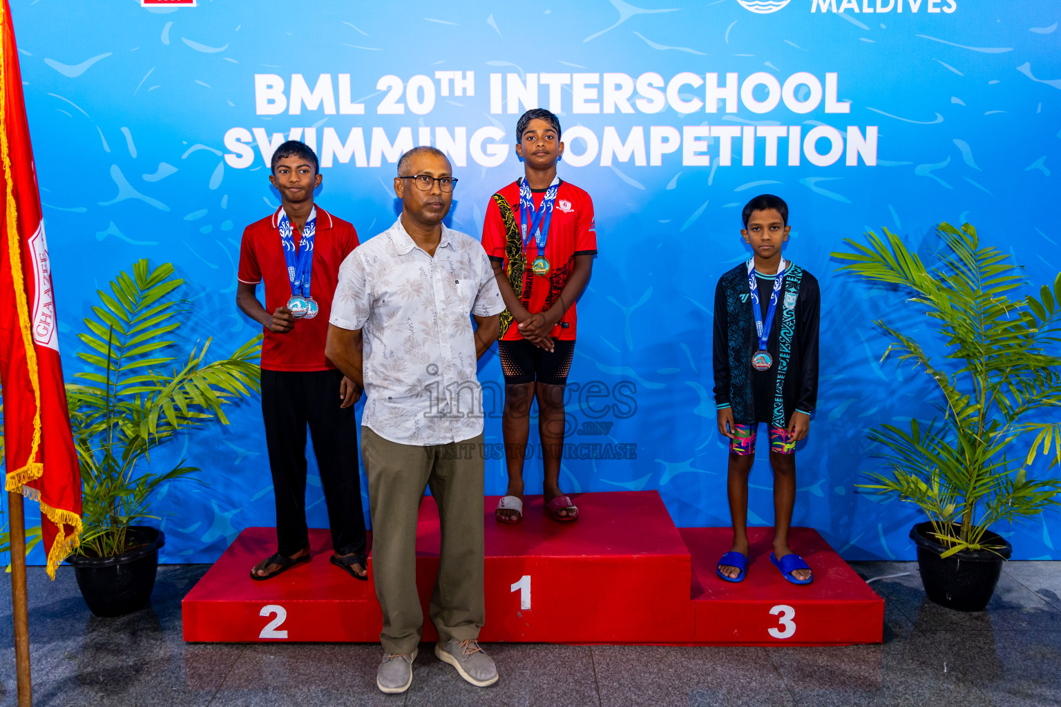 Day 5 of 20th Inter-school Swimming Competition 2024 held in Hulhumale', Maldives on Wednesday, 16th October 2024. Photos: Nausham Waheed / images.mv