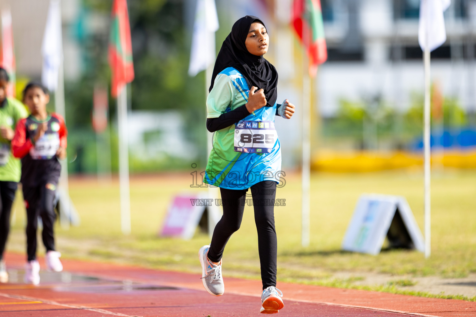 Day 1 of MWSC Interschool Athletics Championships 2024 held in Hulhumale Running Track, Hulhumale, Maldives on Saturday, 9th November 2024. 
Photos by: Ismail Thoriq / images.mv