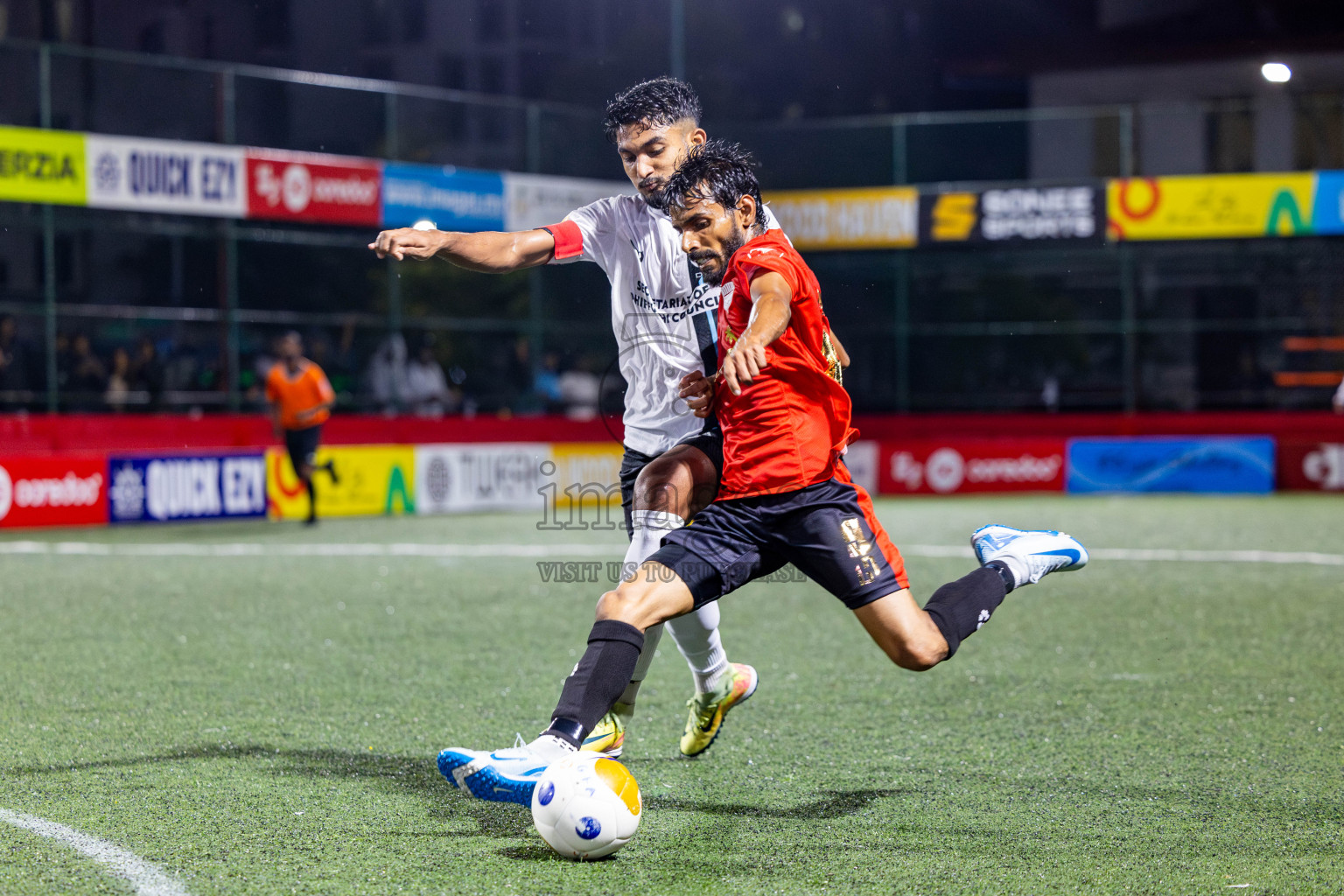 K Himmafushi vs K Dhiffushi in Day 10 of Golden Futsal Challenge 2025 was held on Tuesday, 14th January 2025, in Hulhumale', Maldives Photos: Nausham Waheed / images.mv