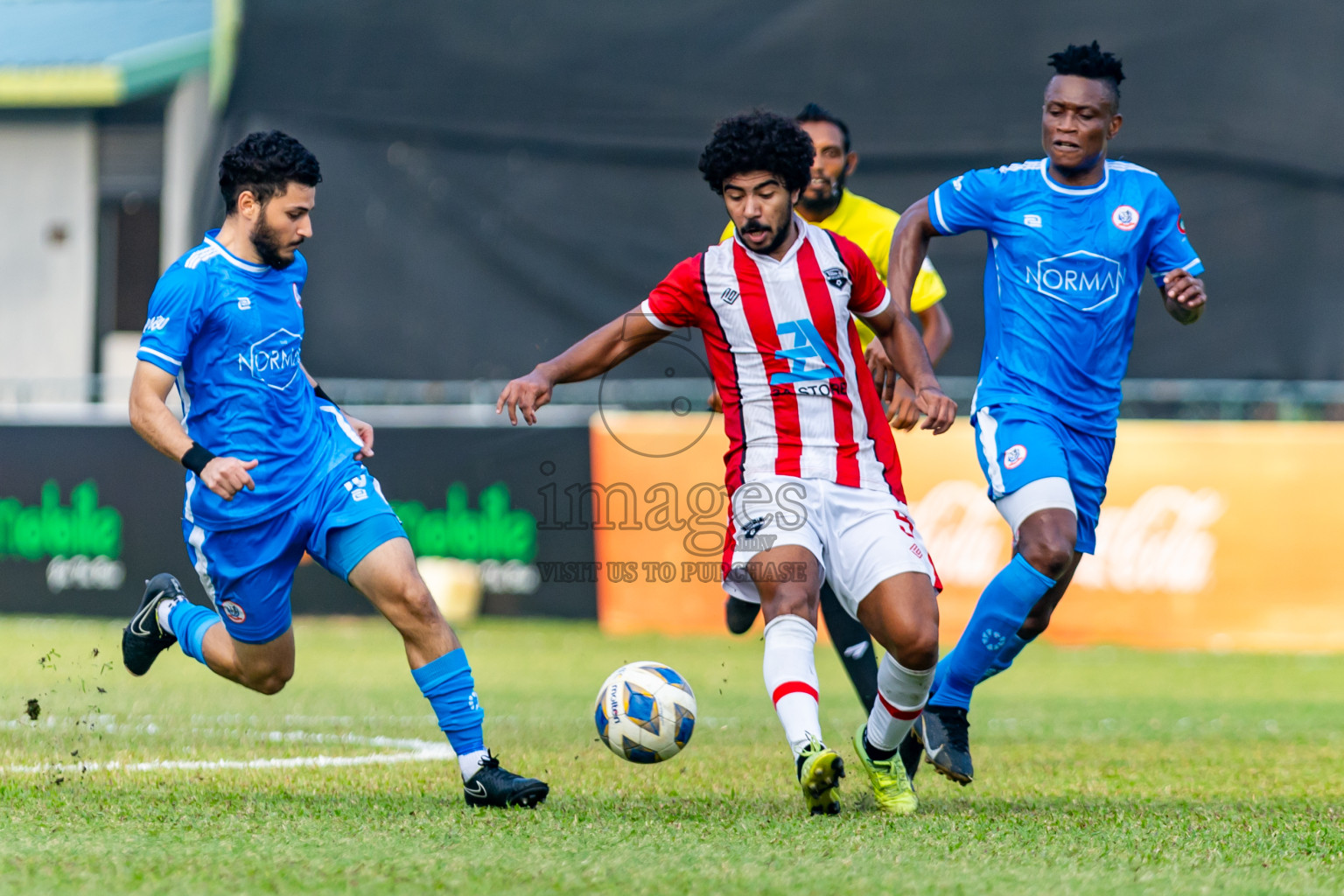 Masodi SC vs Tent SC in the Semi Final of Second Division 2023 in Male' Maldives on Sunday, 11th February 2023. Photos: Nausham Waheed / images.mv