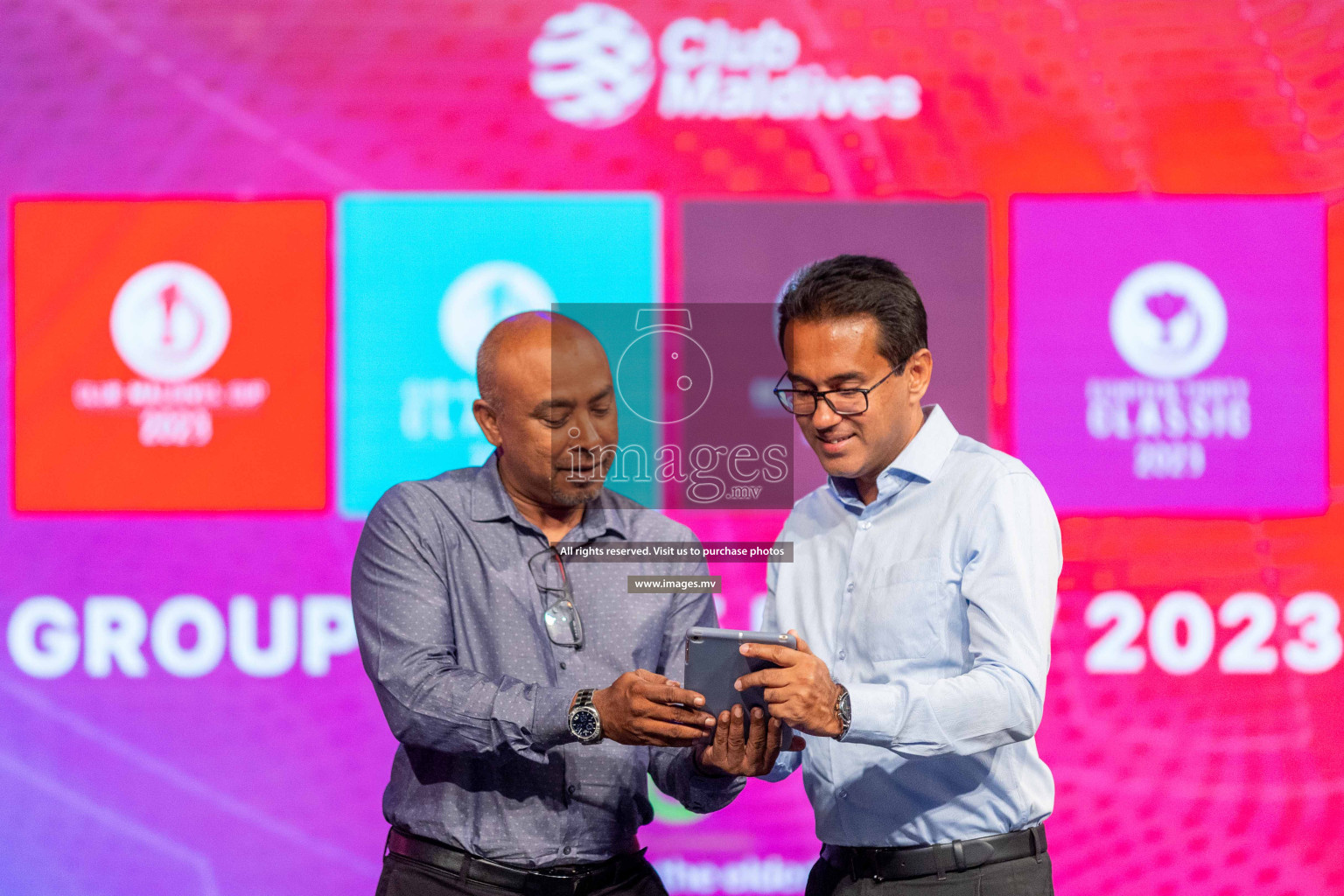 Draw ceremony of Club Maldives 2023 was held on Thursday, 6th July 2023 at PSM Studio in Male', Maldives.  Photos: Ismail Thoriq / images.mv