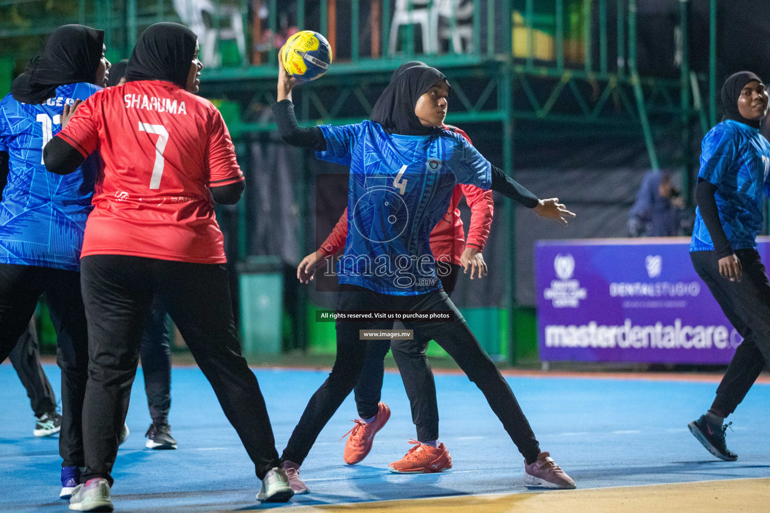 Day 2 of 6th MILO Handball Maldives Championship 2023, held in Handball ground, Male', Maldives on Friday, 21st May 2023 Photos: Nausham Waheed/ Images.mv