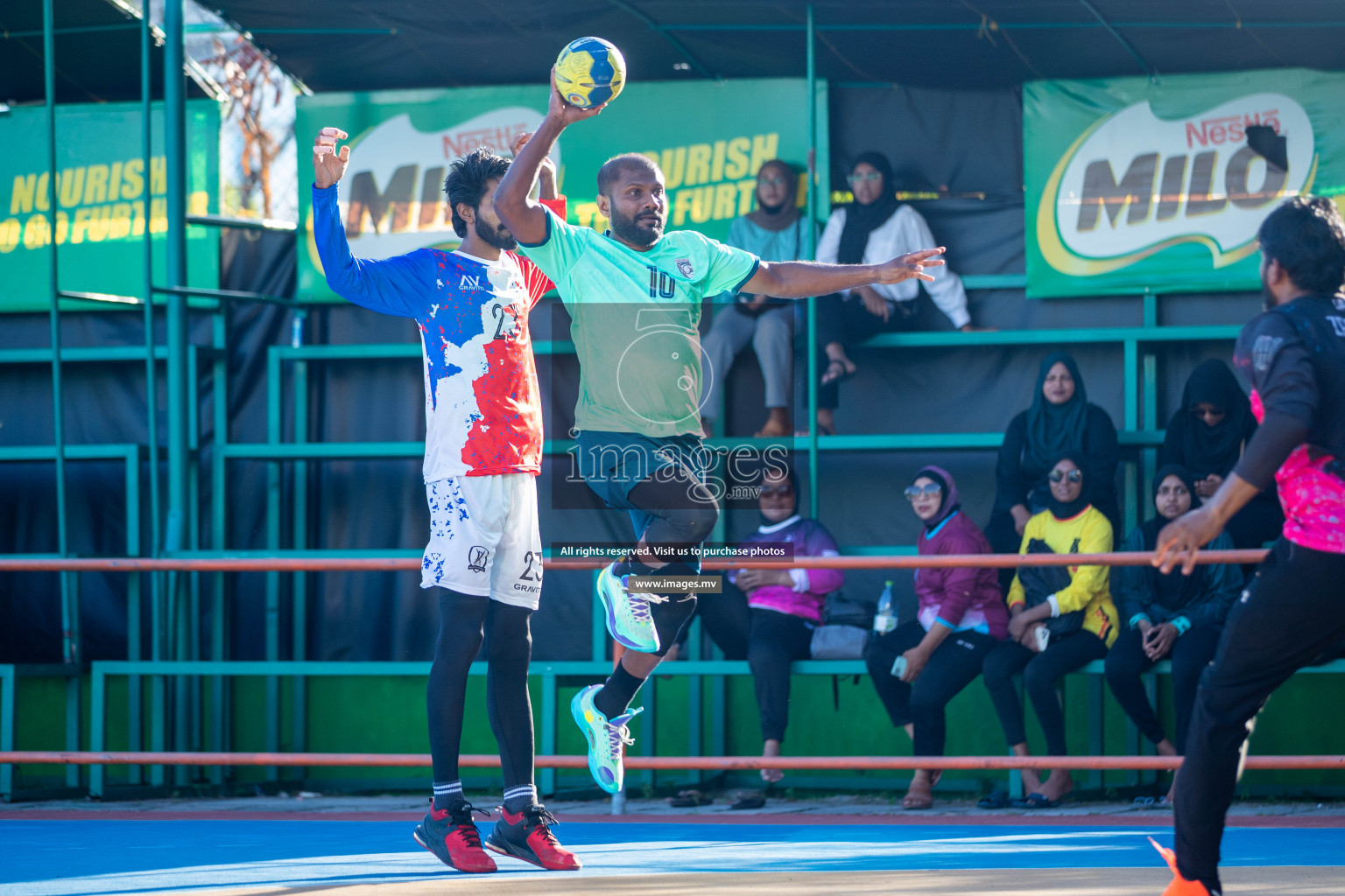 Day 6 of 6th MILO Handball Maldives Championship 2023, held in Handball ground, Male', Maldives on Thursday, 25th May 2023 Photos: Shuu Abdul Sattar/ Images.mv