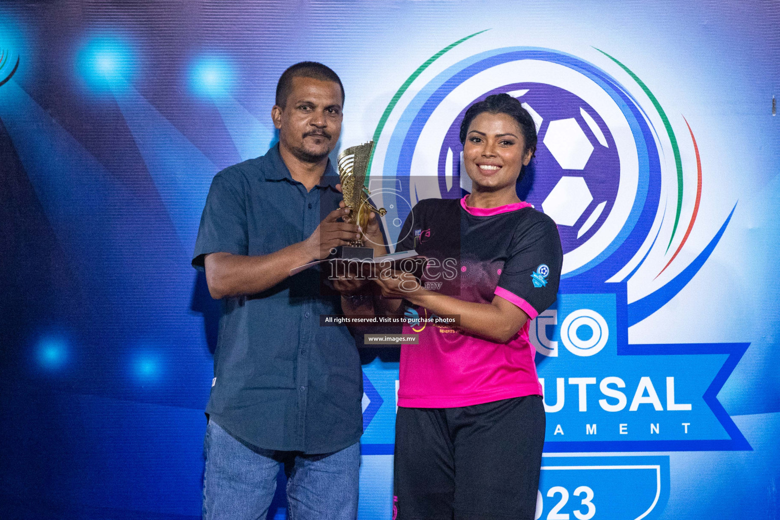 Final of MFA Futsal Tournament 2023 on 10th April 2023 held in Hulhumale'. Photos: Nausham waheed /images.mv