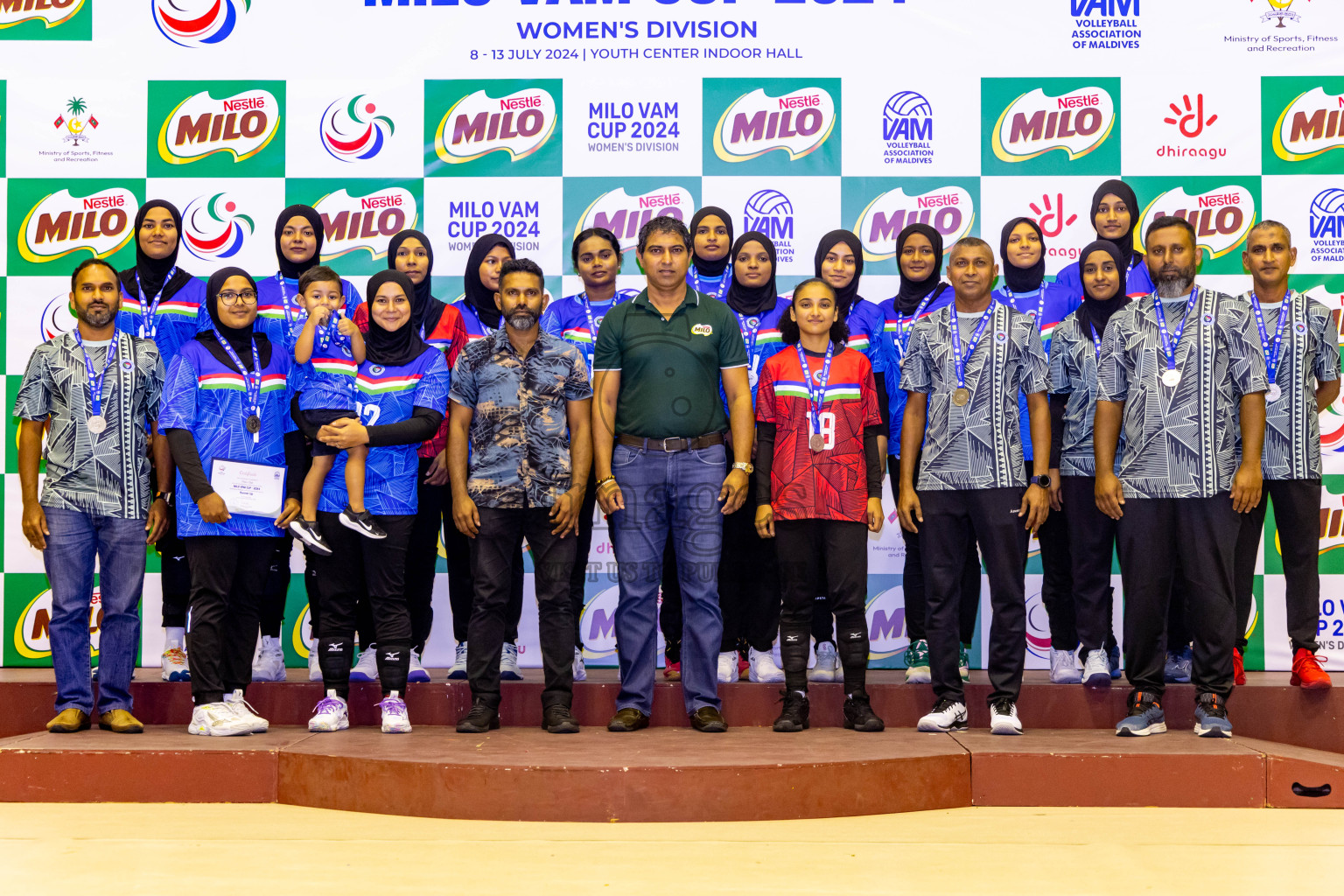 Final of Women's Division of Milo VAM Cup 2024 held in Male', Maldives on Saturday, 13th July 2024 at Social Center Indoor Hall Photos By: Nausham Waheed / images.mv