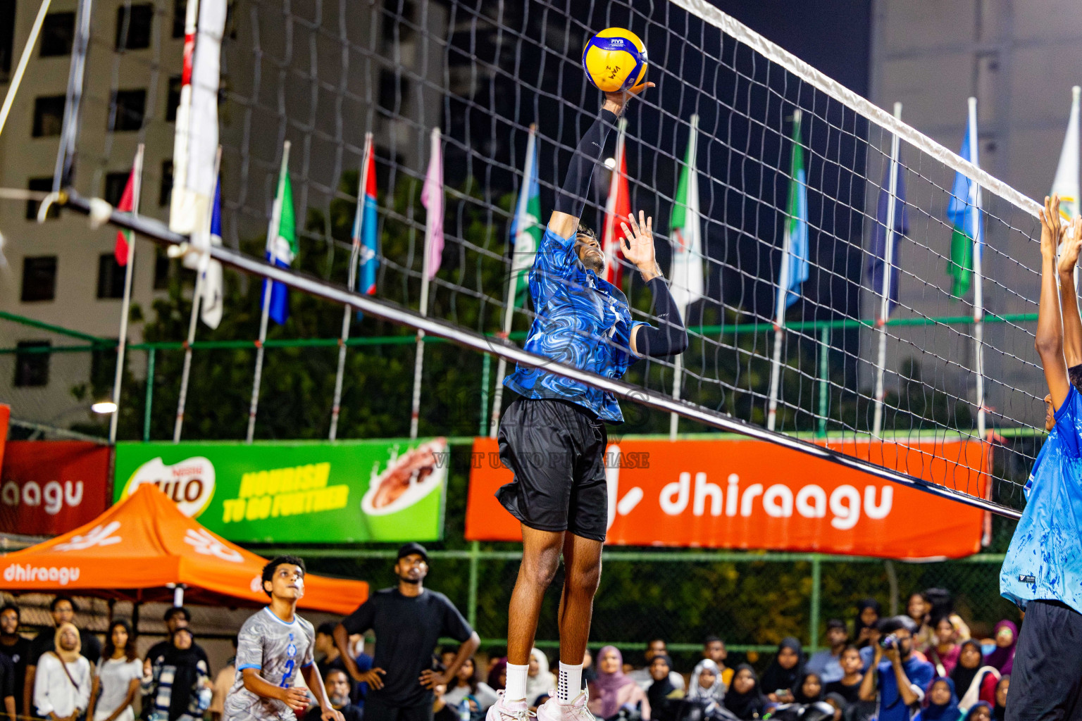 Day 11 of Interschool Volleyball Tournament 2024 was held in Ekuveni Volleyball Court at Male', Maldives on Monday, 2nd December 2024. Photos: Nausham Waheed / images.mv