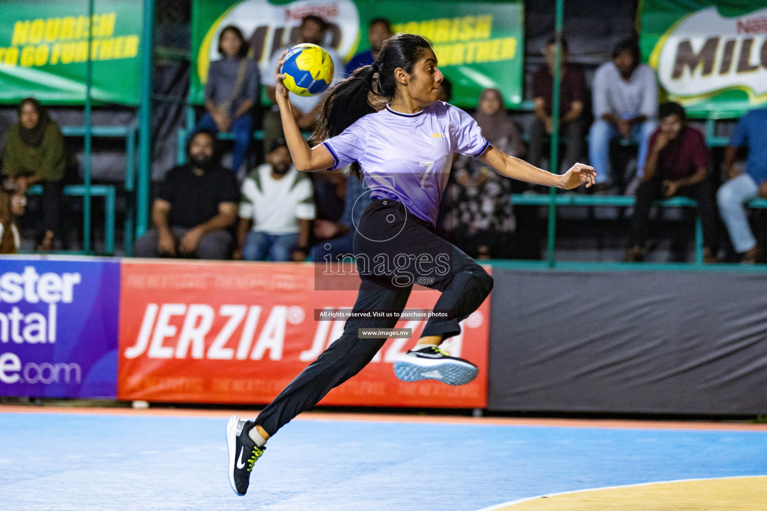 Day 2 of 7th Inter-Office/Company Handball Tournament 2023, held in Handball ground, Male', Maldives on Saturday, 17th September 2023 Photos: Nausham Waheed/ Images.mv