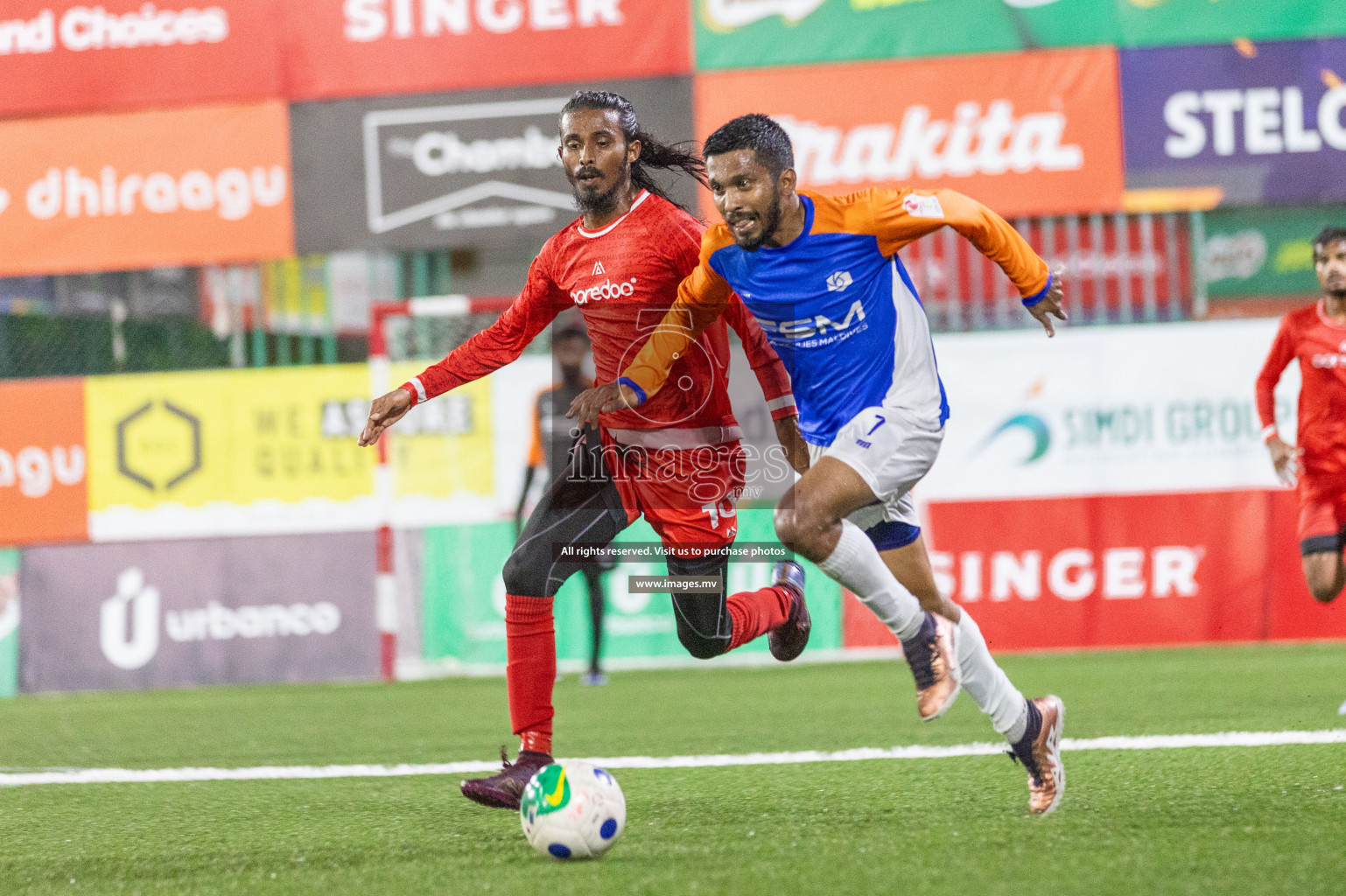 Team FSM vs Ooredoo in Club Maldives Cup 2023 held in Hulhumale, Maldives, on Thursday, 20th July 2023 Photos: Shu / images.mv