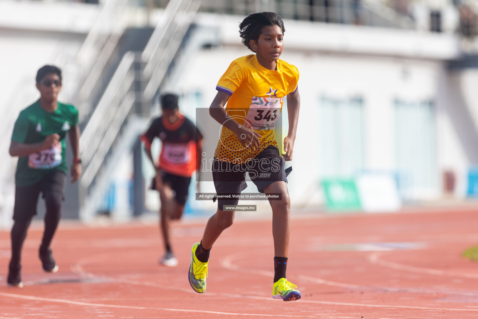 Day two of Inter School Athletics Championship 2023 was held at Hulhumale' Running Track at Hulhumale', Maldives on Sunday, 15th May 2023. Photos: Shuu/ Images.mv