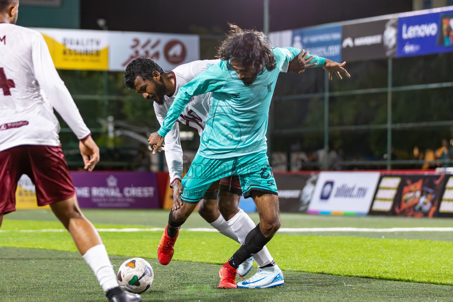 YOUTH RC vs CLUB BINARA in Club Maldives Classic 2024 held in Rehendi Futsal Ground, Hulhumale', Maldives on Tuesday, 10th September 2024. 
Photos: Mohamed Mahfooz Moosa / images.mv