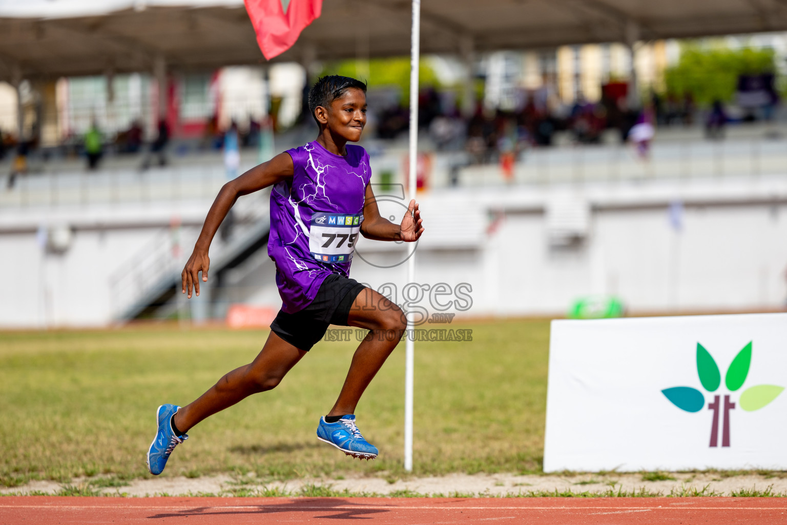 Day 2 of MWSC Interschool Athletics Championships 2024 held in Hulhumale Running Track, Hulhumale, Maldives on Sunday, 10th November 2024. 
Photos by: Hassan Simah / Images.mv