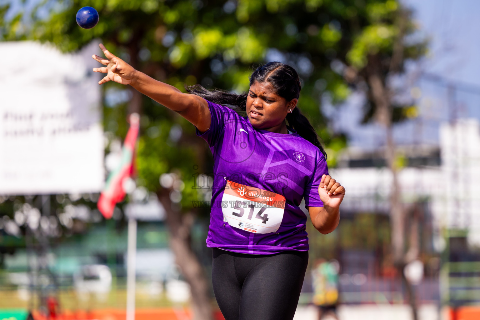Day 3 of Inter-school Athletics Championship 2025 held in Ekuveni Synthetic Track, Male', Maldives on Wednesday, 08th October 2025. Photos by: Nausham Waheed / Images.mv