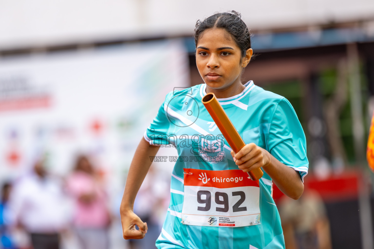 Day 6 of Inter-school Athletics Championship 2025 held in Ekuveni Synthetic Track, Male', Maldives on Sunday, 12th October 2025. Photos by: Ismail Thoriq / Images.mv