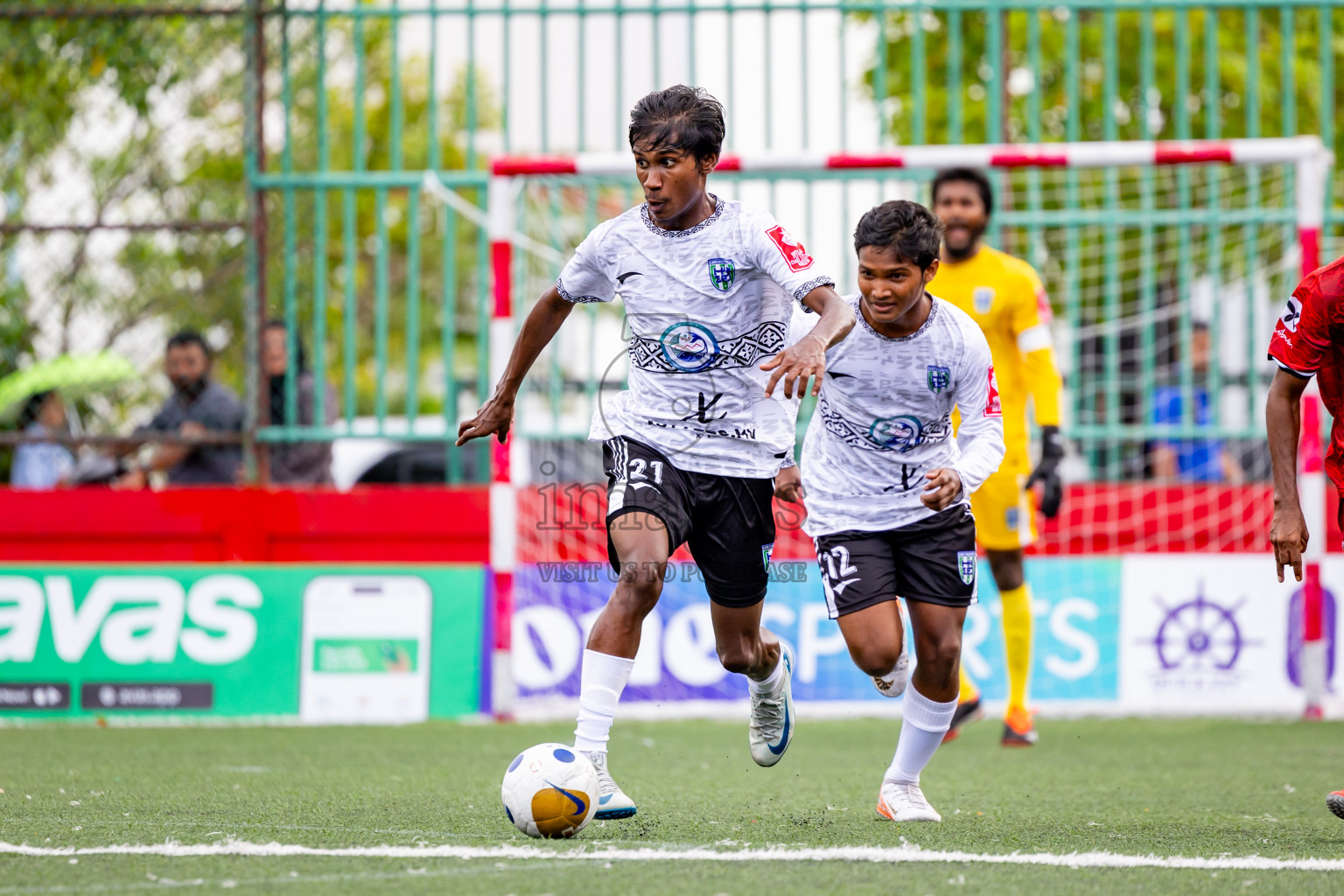 GDh Madaveli vs GDh Faresmaathodaa in Day 12 of Golden Futsal Challenge 2025 was held on Thursday, 16th January 2025, in Hulhumale', Maldives Photos: Nausham Waheed  / images.mv