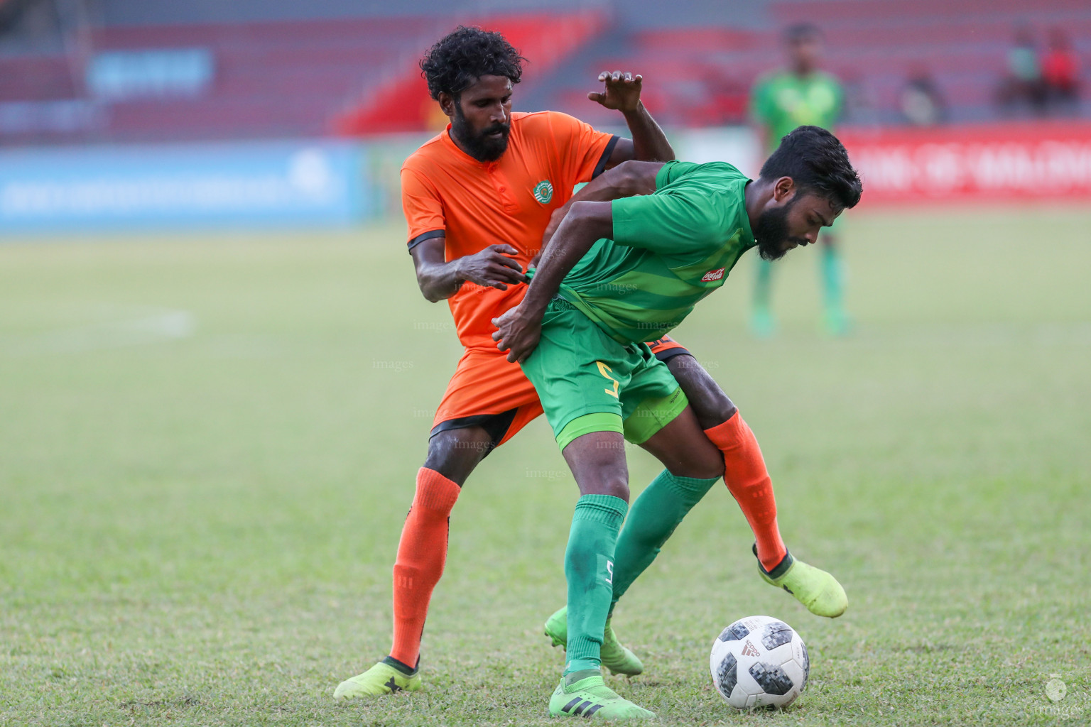 Maziya SRC vs Fehendhoo in Dhiraagu Dhivehi Premier League 2018 in Male, Maldives, Tuesday, October 16, 2018. (Images.mv Photo/Suadh Abdul Sattar)