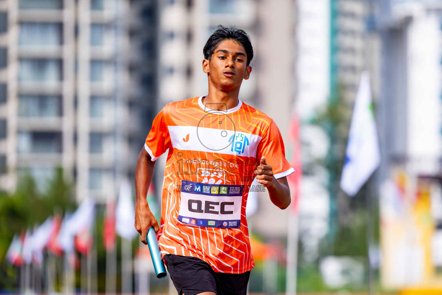 Day 5 of MWSC Interschool Athletics Championships 2024 held in Hulhumale Running Track, Hulhumale, Maldives on Wednesday, 13th November 2024. Photos by: Nausham Waheed / Images.mv