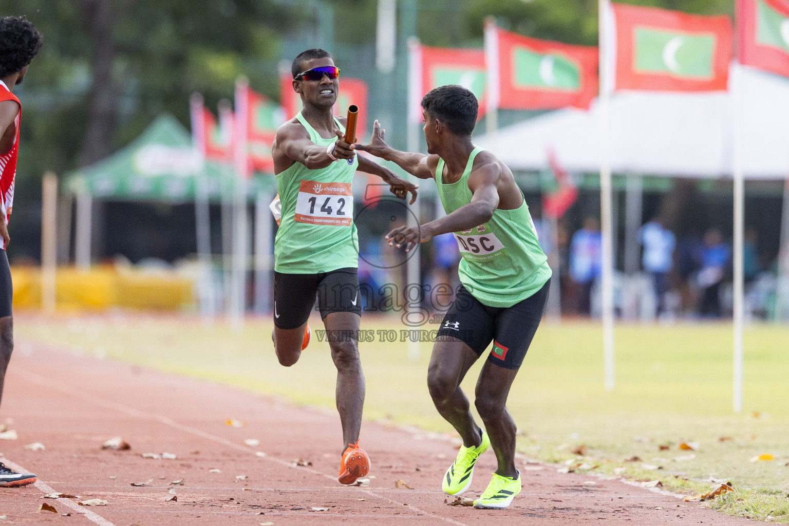 Day 1 of National Athletics Championship 2025 was held at Ekuveni Running Ground in Male', Maldives on Thursday, 14th August 2025. Photos: Hasni / images.mv
