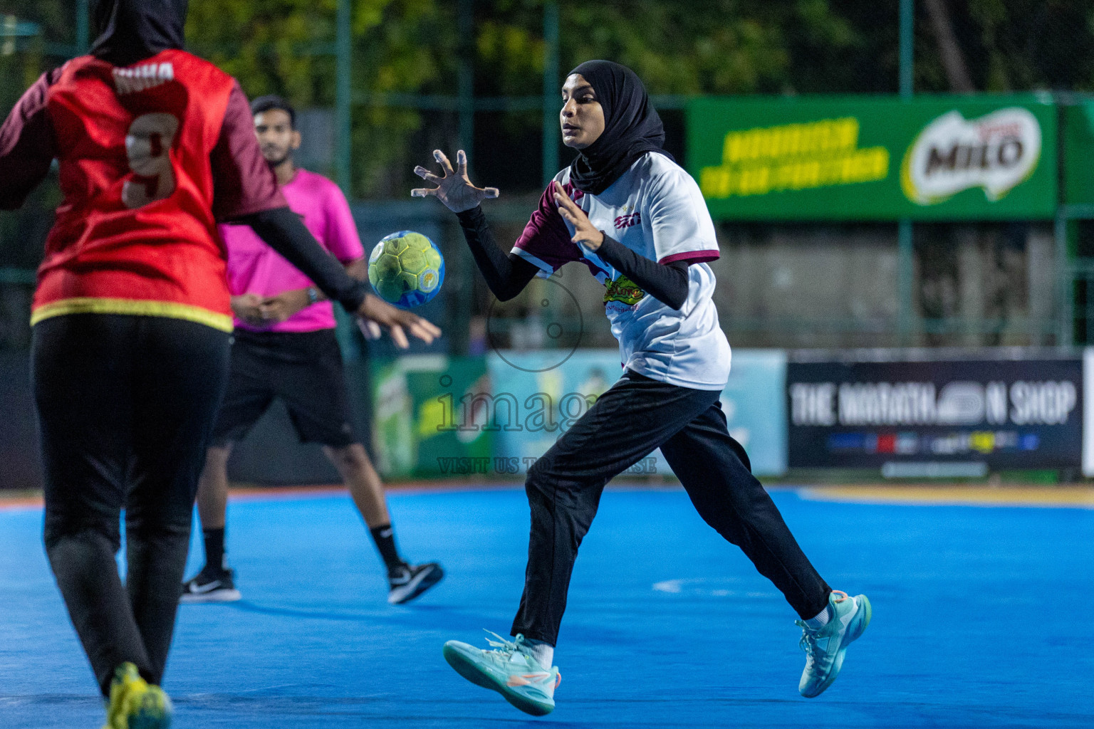 Division one Final 10th National Handball Tournament 2023, held in Handball ground, Male', Maldives on Saturday, 13th January 2023 Photos: Nausham Waheed/ Images.mv