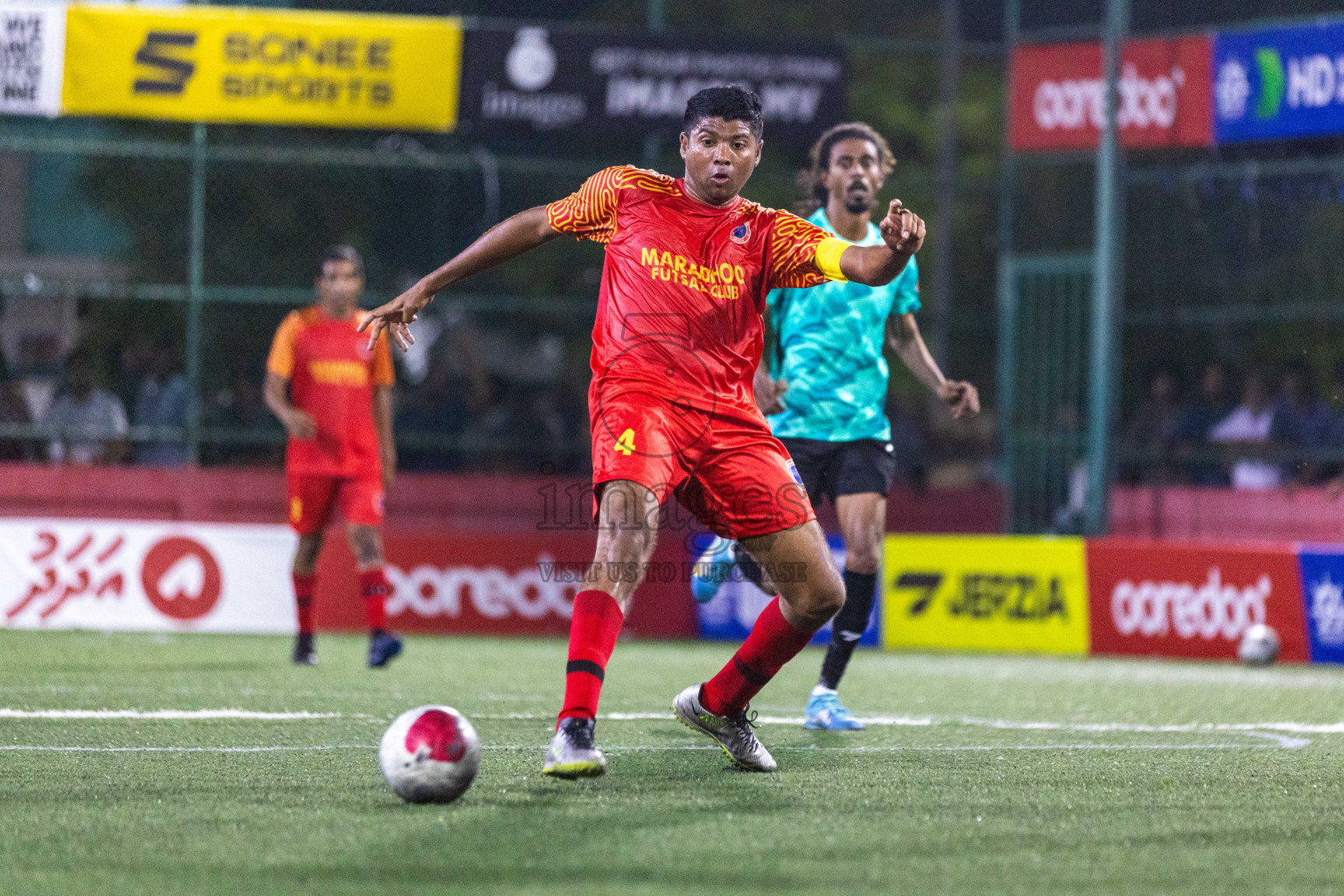 S Maradhoo VS S Maradhoofeydhoo in Day 13 of Golden Futsal Challenge 2024 was held on Saturday, 27th January 2024, in Hulhumale', Maldives Photos: Nausham Waheed / images.mv