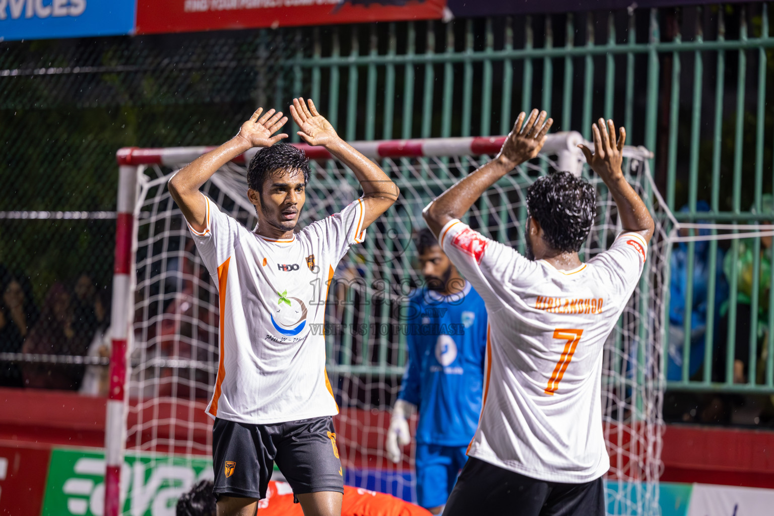 Th Gaadhiffushi vs Th Hirilandhoo  in Day 6 of Golden Futsal Challenge 2025 on Friday, 6th January 2025, in Hulhumale', Maldives
Photos: Ismail Thoriq / images.mv