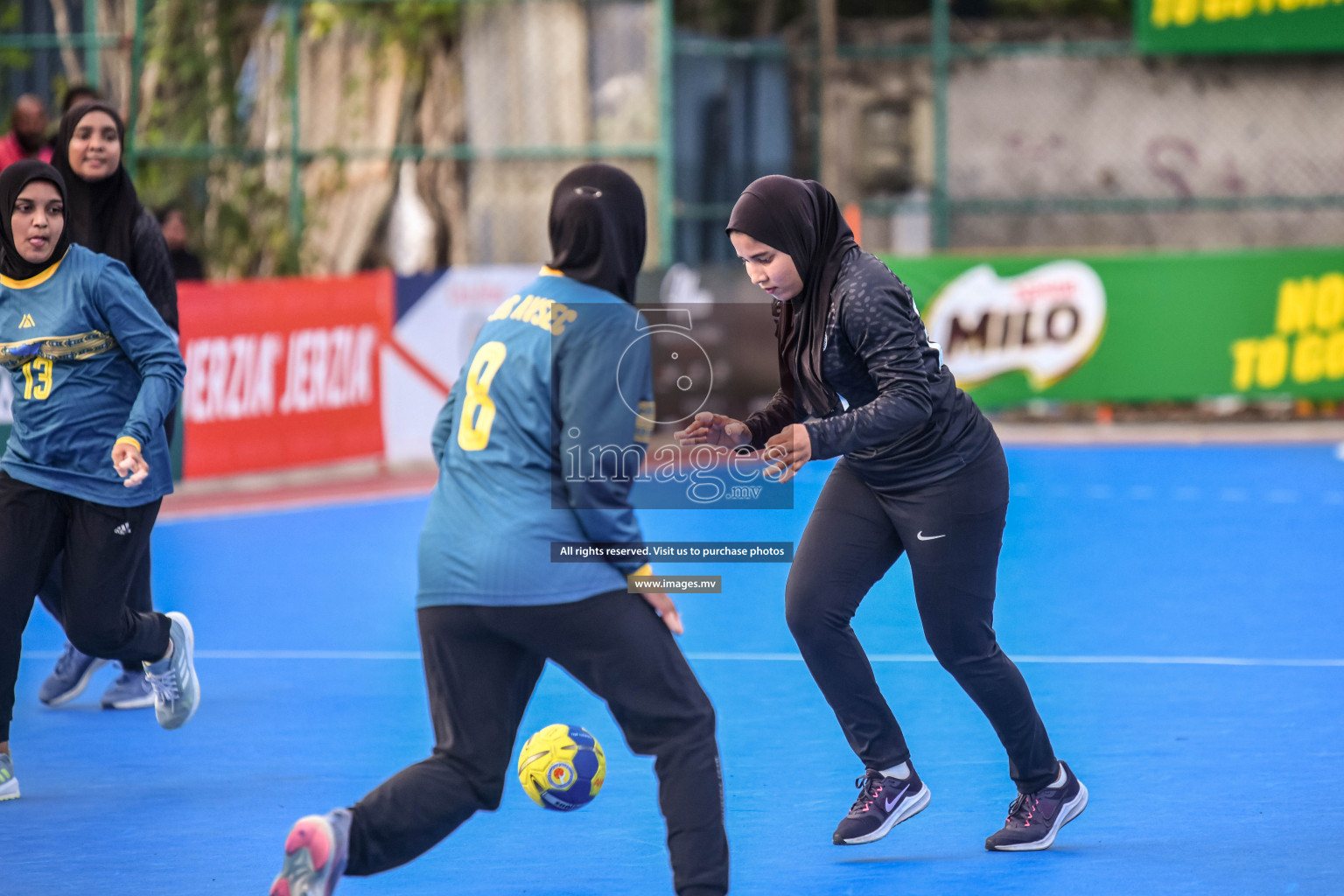 Day 10 of Milo 6th Inter Office Handball Tournament 2022 - Photos by Nausham Waheed