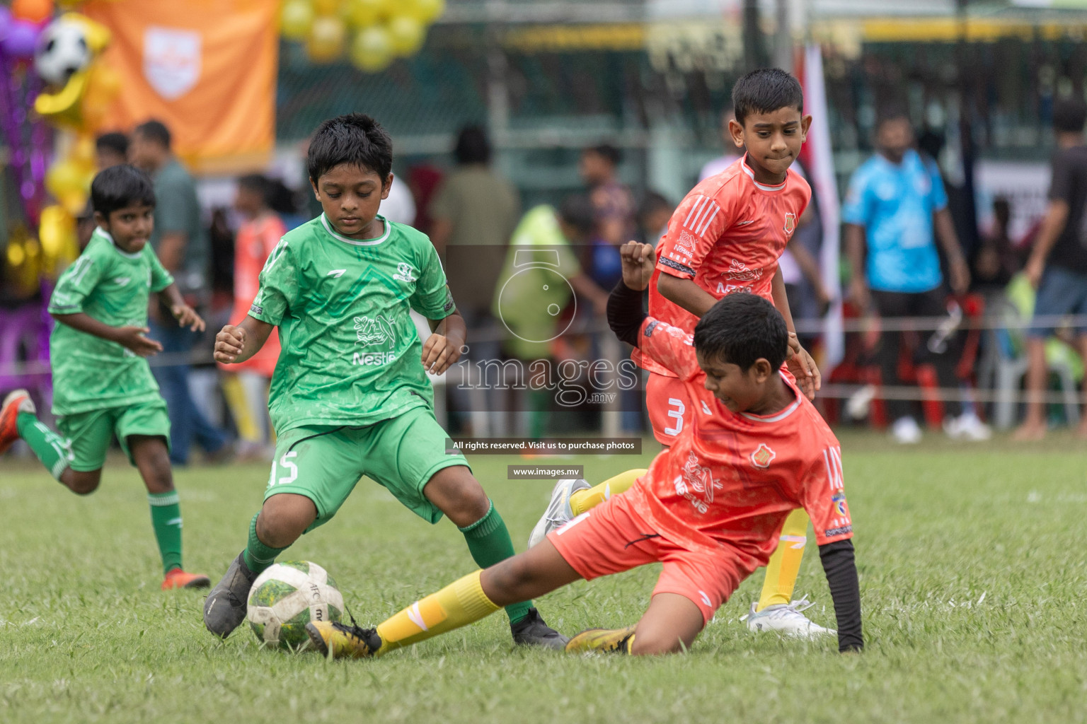 Day 1 of Nestle kids football fiesta, held in Henveyru Football Stadium, Male', Maldives on Wednesday, 11th October 2023 Photos: Shut Abdul Sattar/ Images.mv