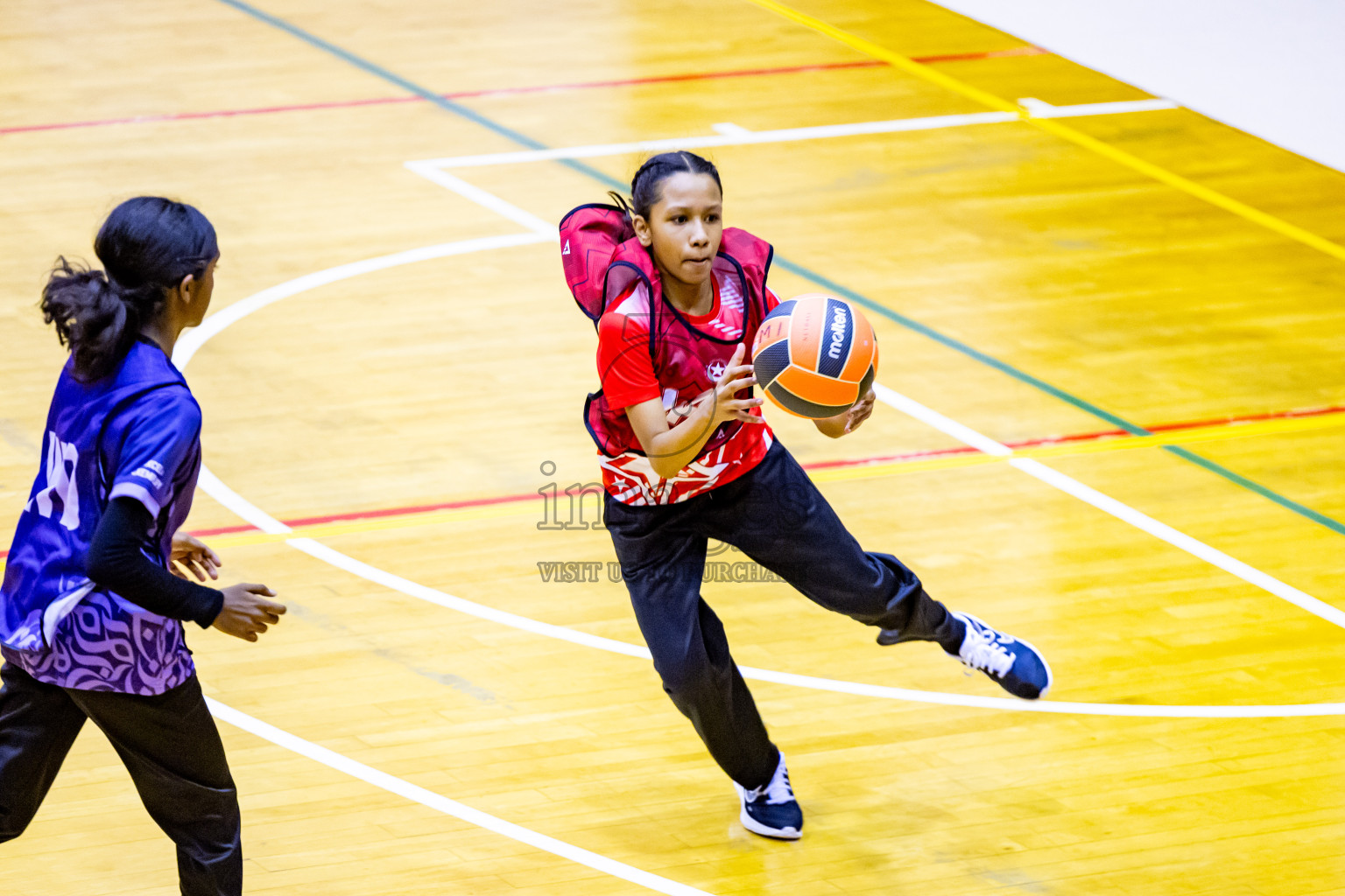 Day 2 of 25th Inter-School Netball Tournament was held in Social Center at Male', Maldives on Saturday, 10th August 2024. Photos: Nausham Waheed / images.mv